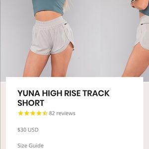 Yuna High Rose Track Short